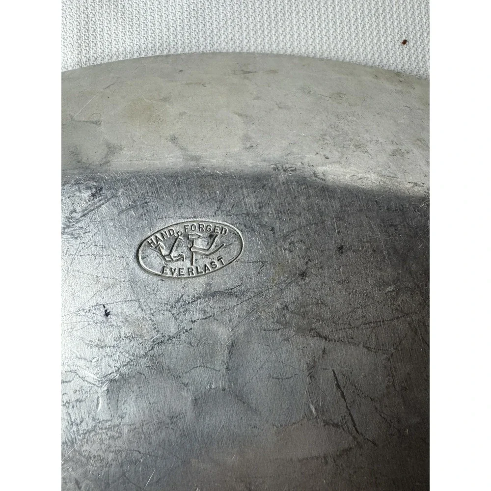 Hand‎ Forged Steel Serving Dish With Flowers